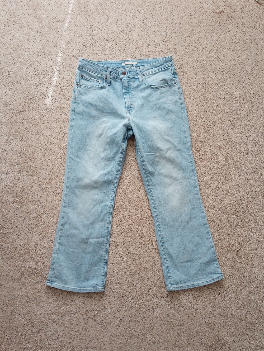 Levi's 725 Kick Bootcut Light Wash Jeans 31 - Picture 3 of 12